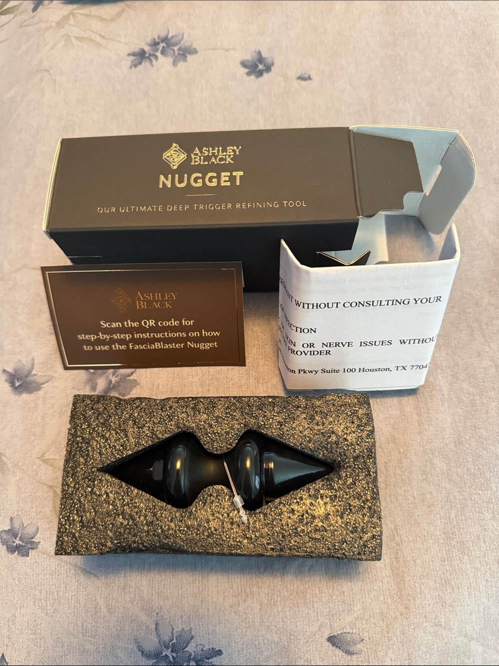 NEVER BEEN USED Ashley Black FasciaBlaster® Nugget